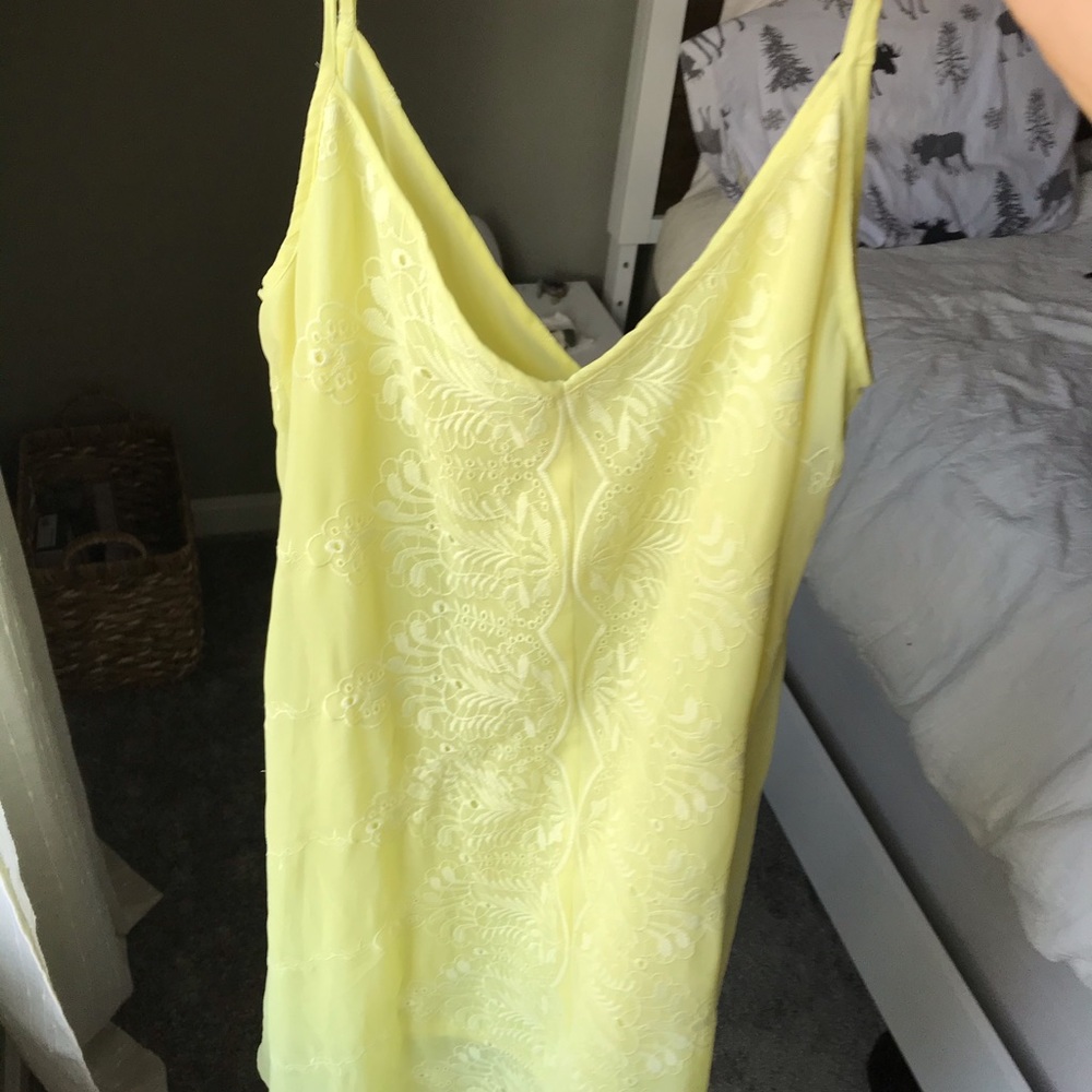 Yellow Tank Dress